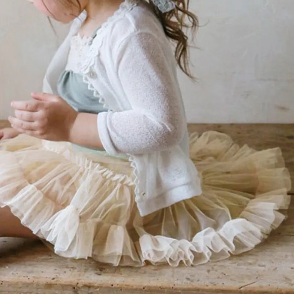 蓬蓬半身裤裙 Delicate Tulle Mini Skort