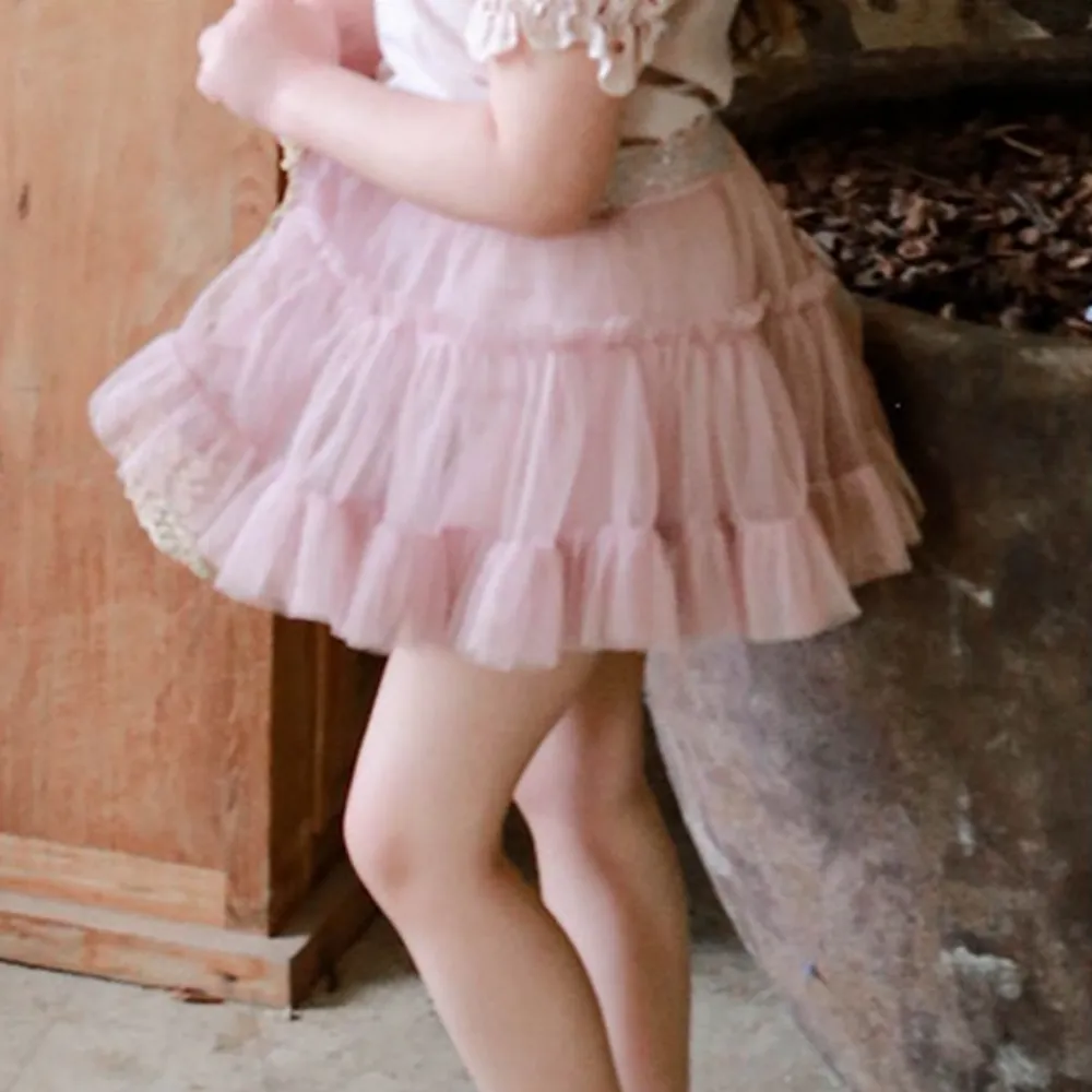 蓬蓬半身裤裙 Delicate Tulle Mini Skort