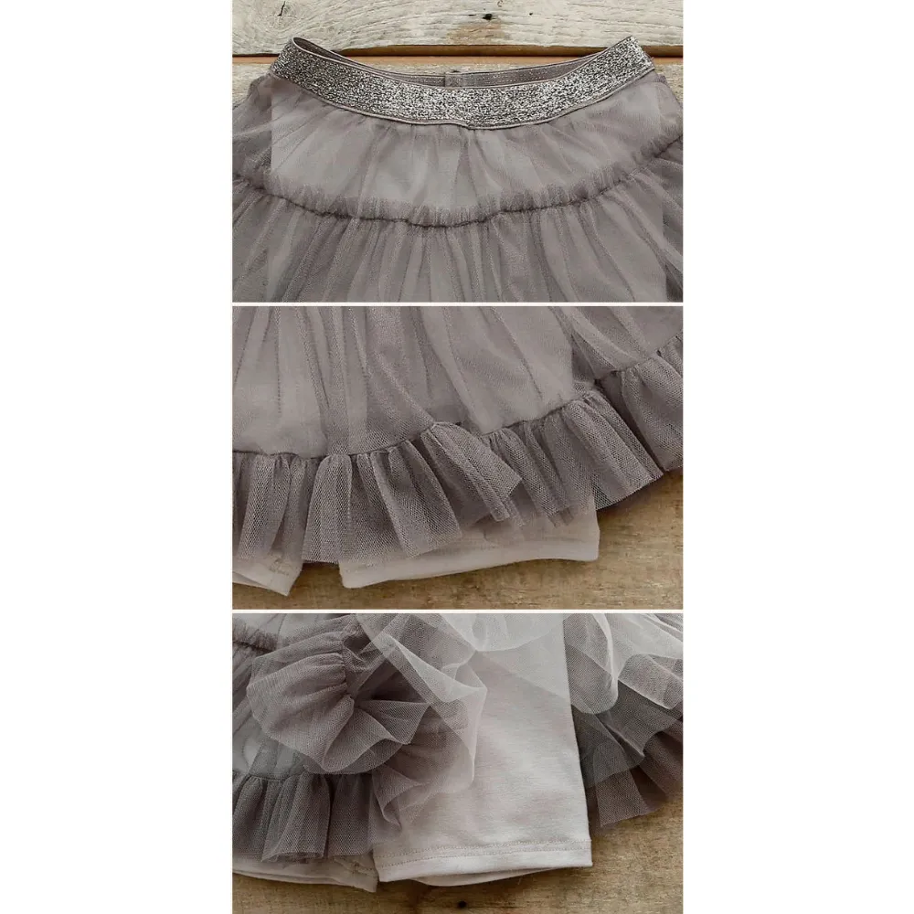 蓬蓬半身裤裙 Delicate Tulle Mini Skort