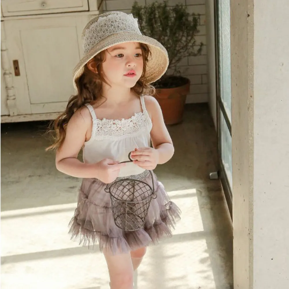 蓬蓬半身裤裙 Delicate Tulle Mini Skort