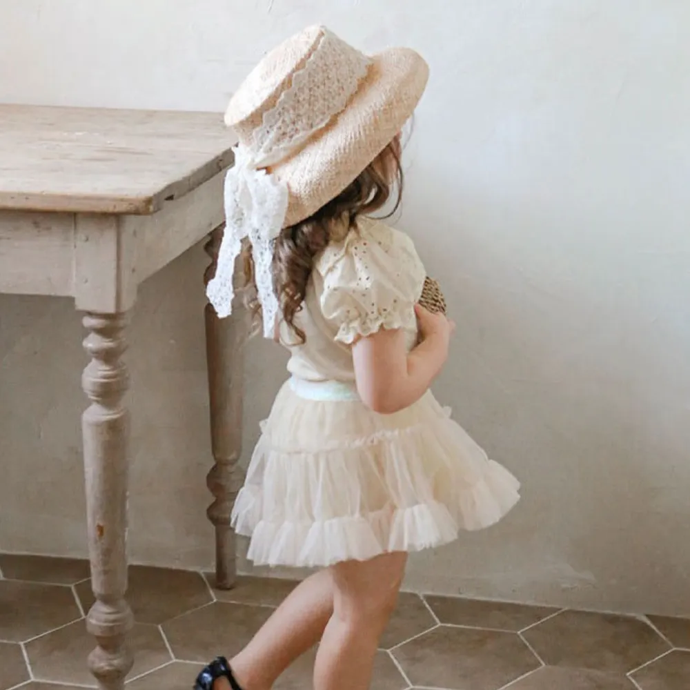 蓬蓬半身裤裙 Delicate Tulle Mini Skort