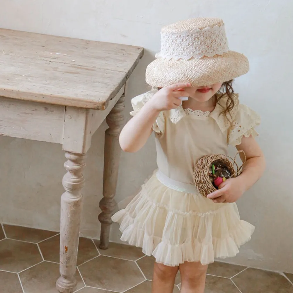 蓬蓬半身裤裙 Delicate Tulle Mini Skort