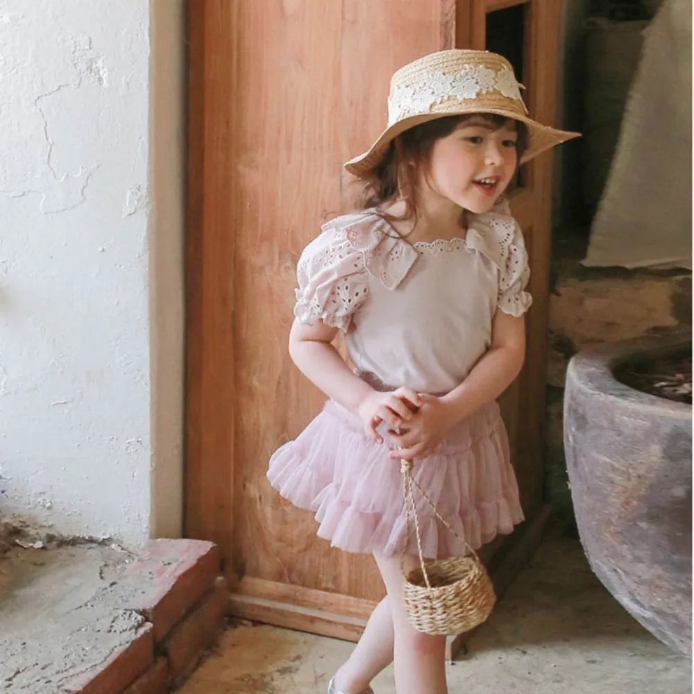 蓬蓬半身裤裙 Delicate Tulle Mini Skort