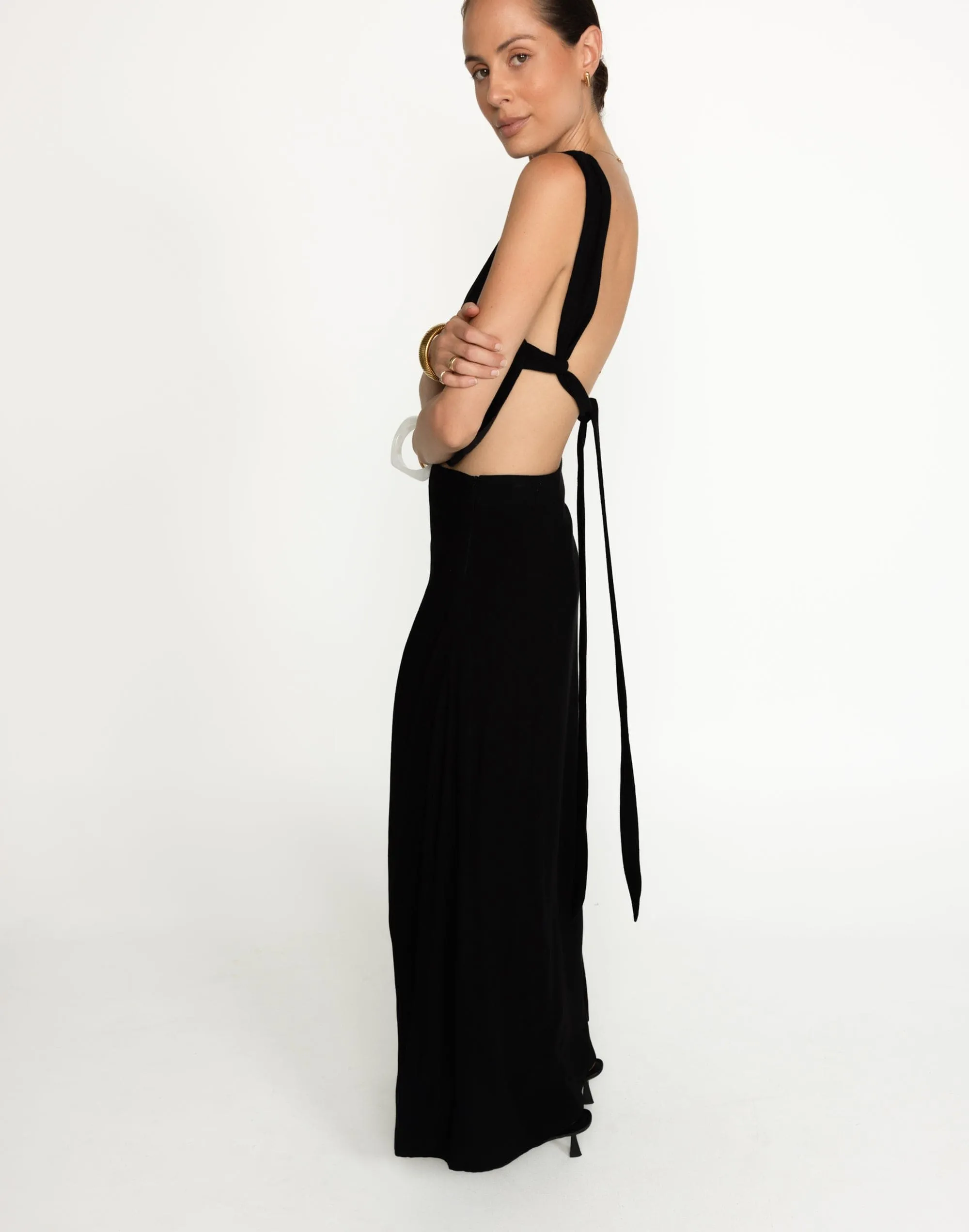 Aleah Maxi Skirt (Black)