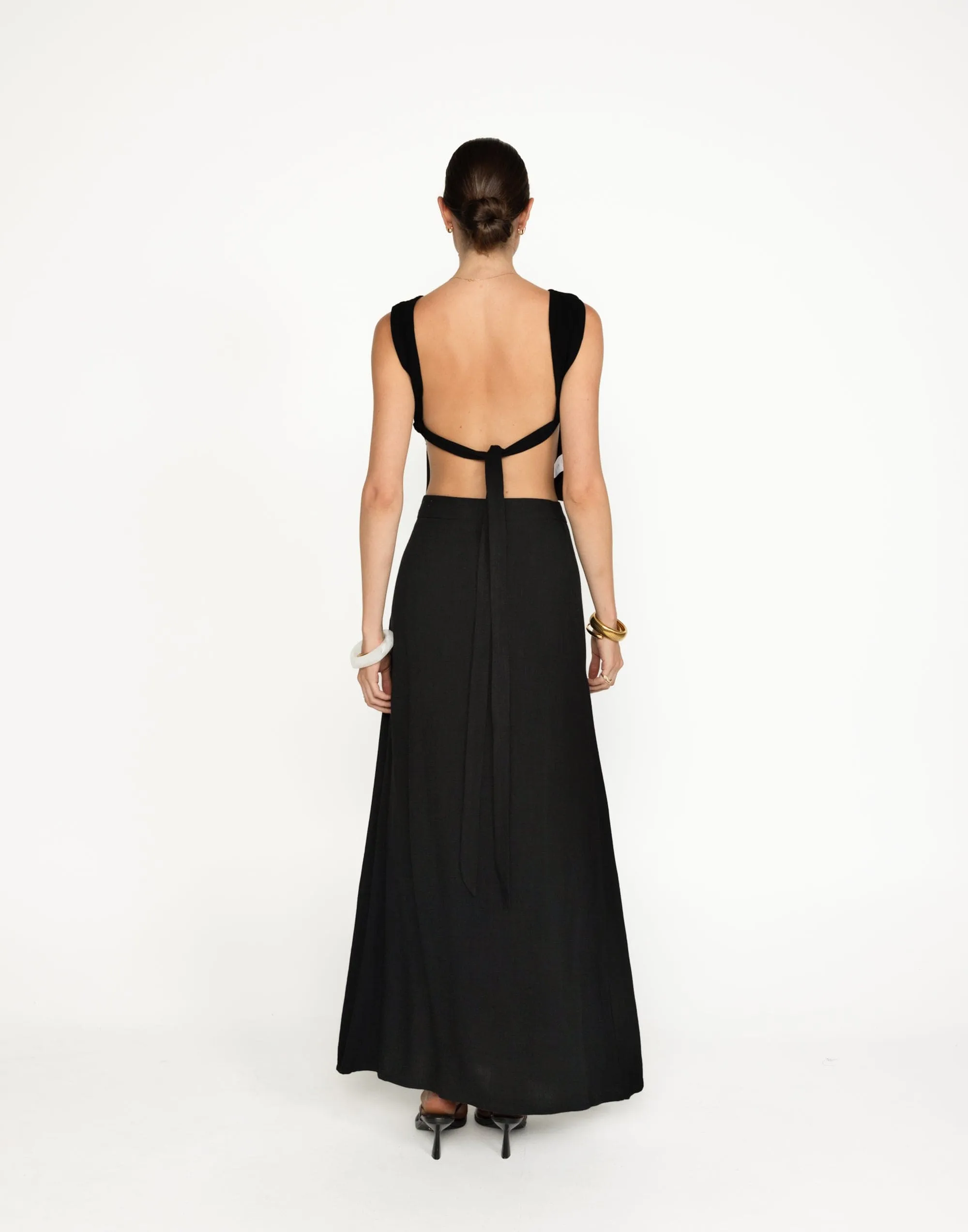 Aleah Maxi Skirt (Black)