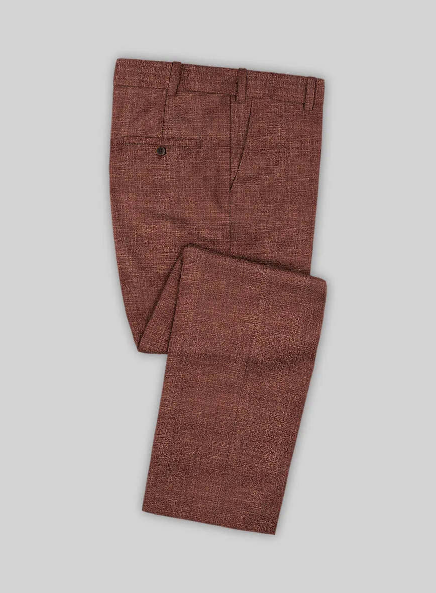 Bamboo Wool Rust Brown Suit