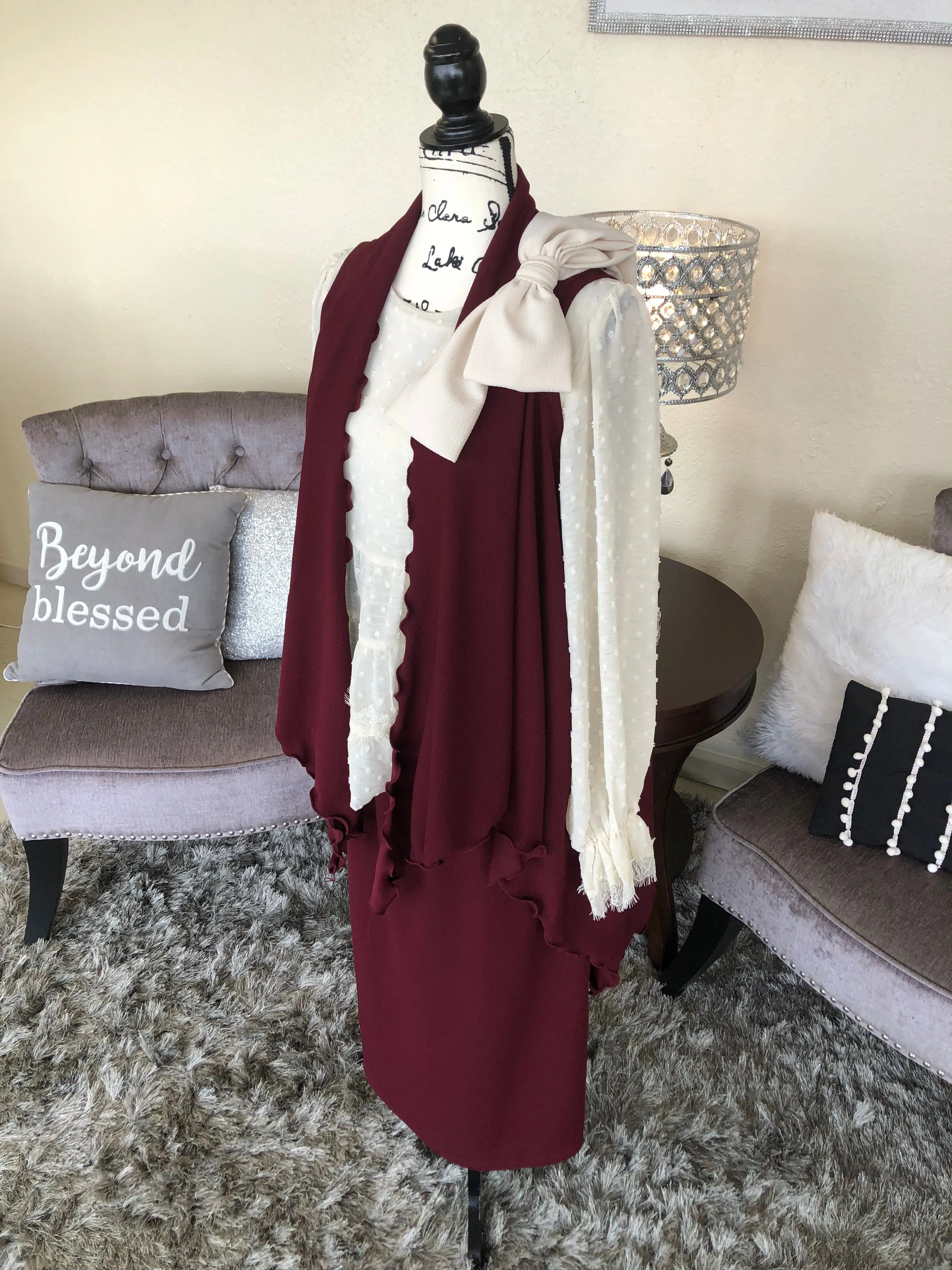 Burgundy Liverpool Vest (OS)