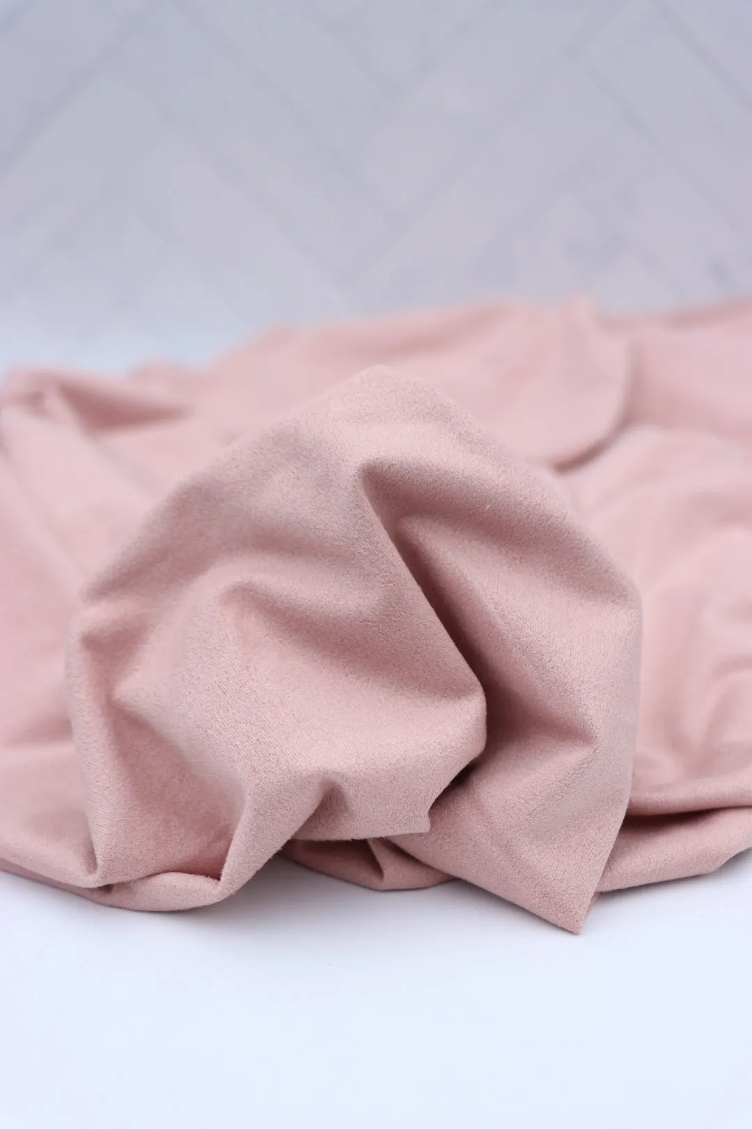 Dusty Rose Microsuede Jersey Knit