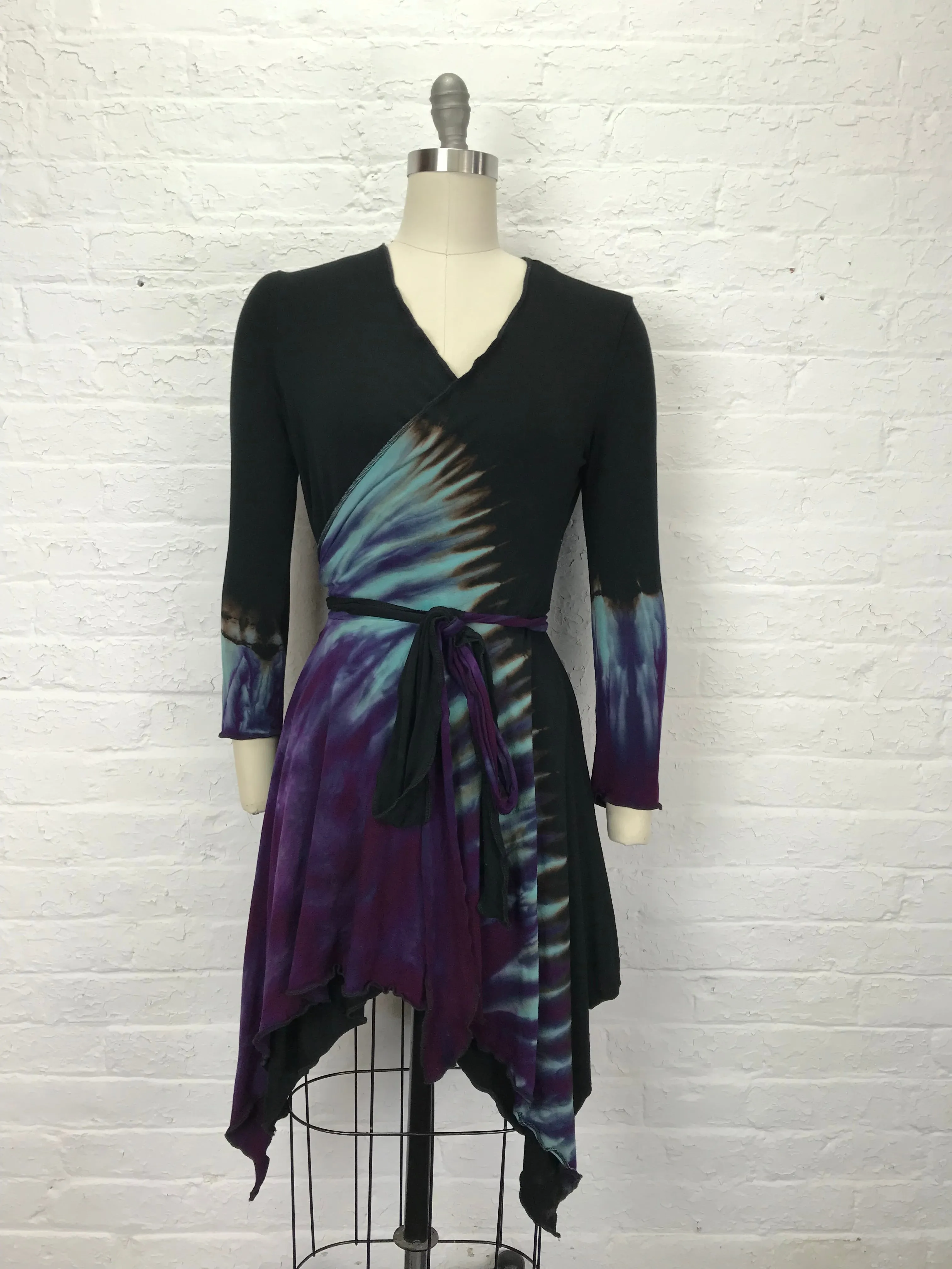 Flamenco Wrap Jacket in Solid Black