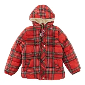 Girl's Plaid Puffer Jacket