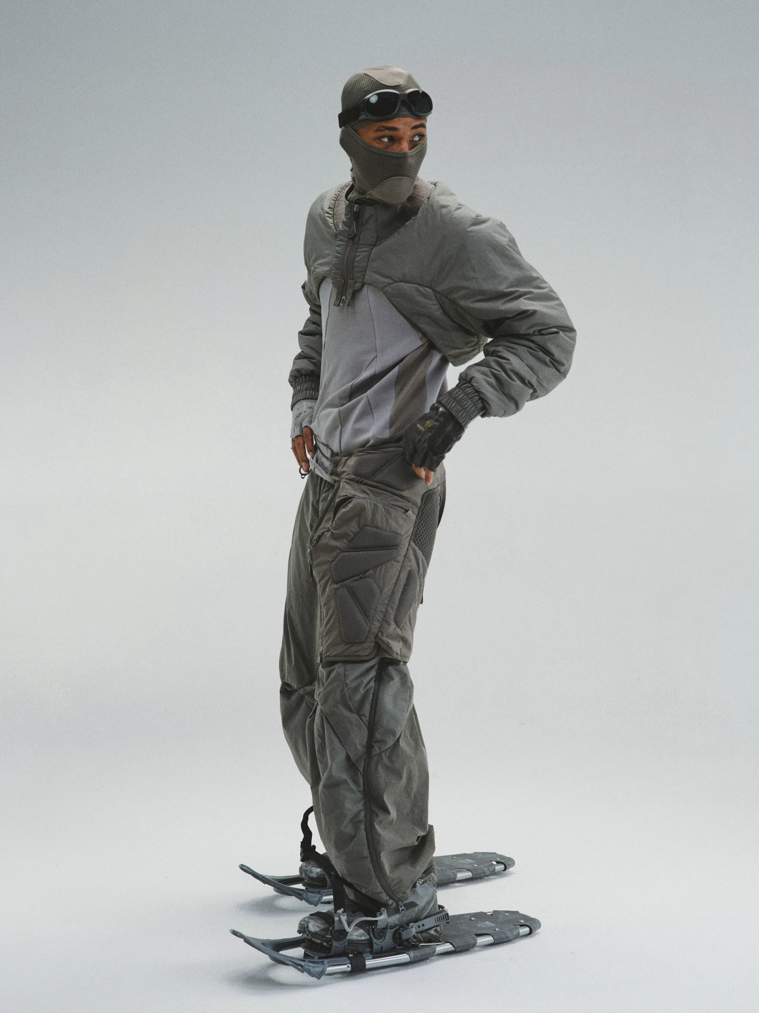 GOB / A5_06 - Dual-Module Bionic Domeback DWR-Coated Padded Jacket [Modular Two-Piece Set]