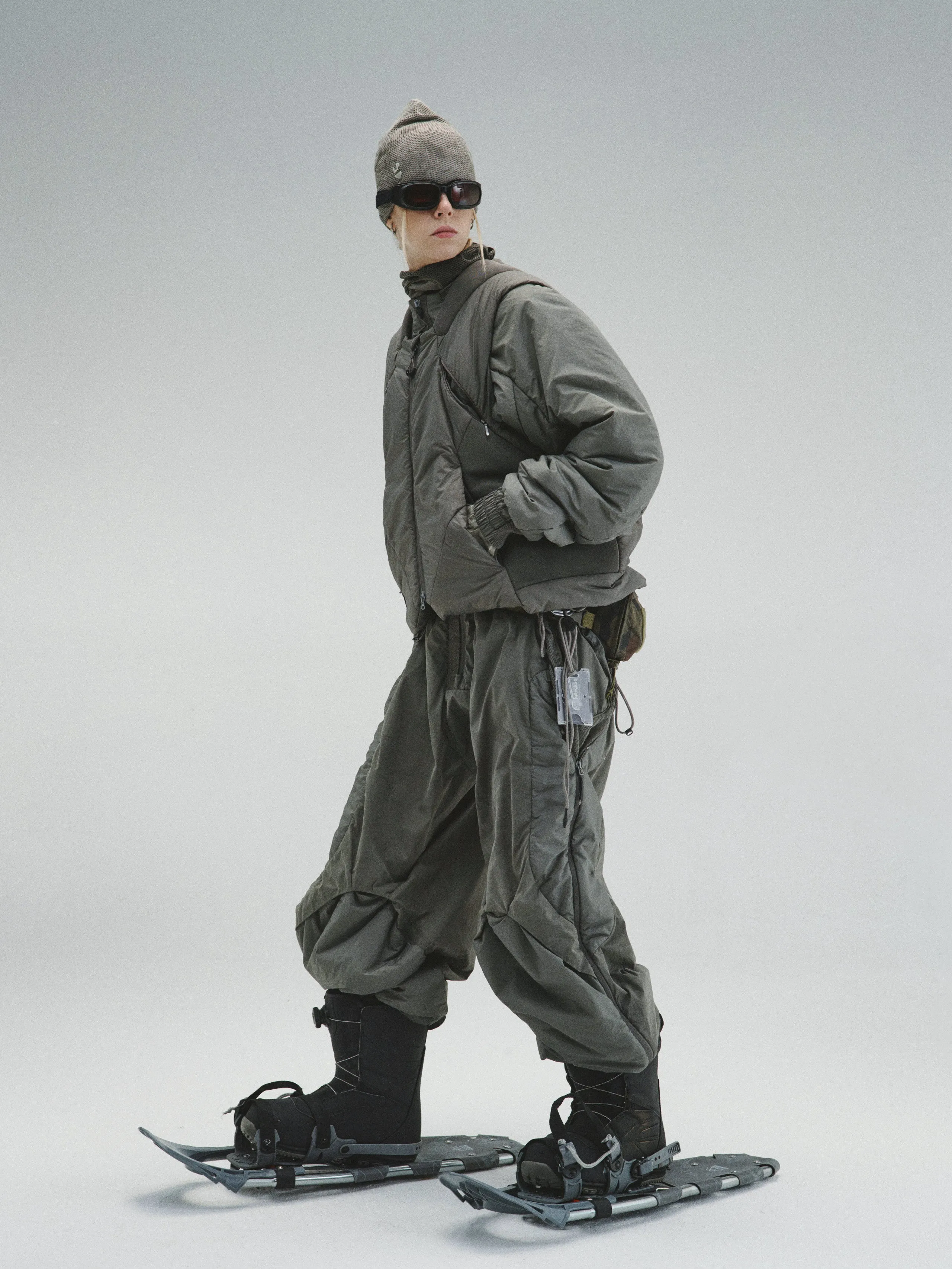 GOB / A5_06 - Dual-Module Bionic Domeback DWR-Coated Padded Jacket [Modular Two-Piece Set]