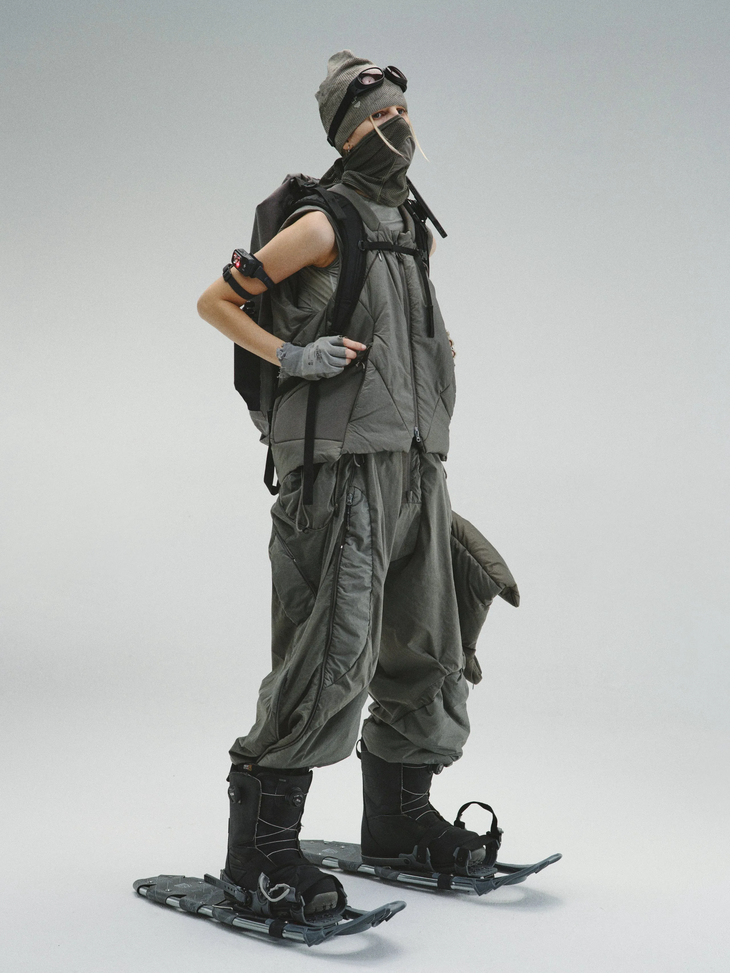 GOB / A5_06 - Dual-Module Bionic Domeback DWR-Coated Padded Jacket [Modular Two-Piece Set]