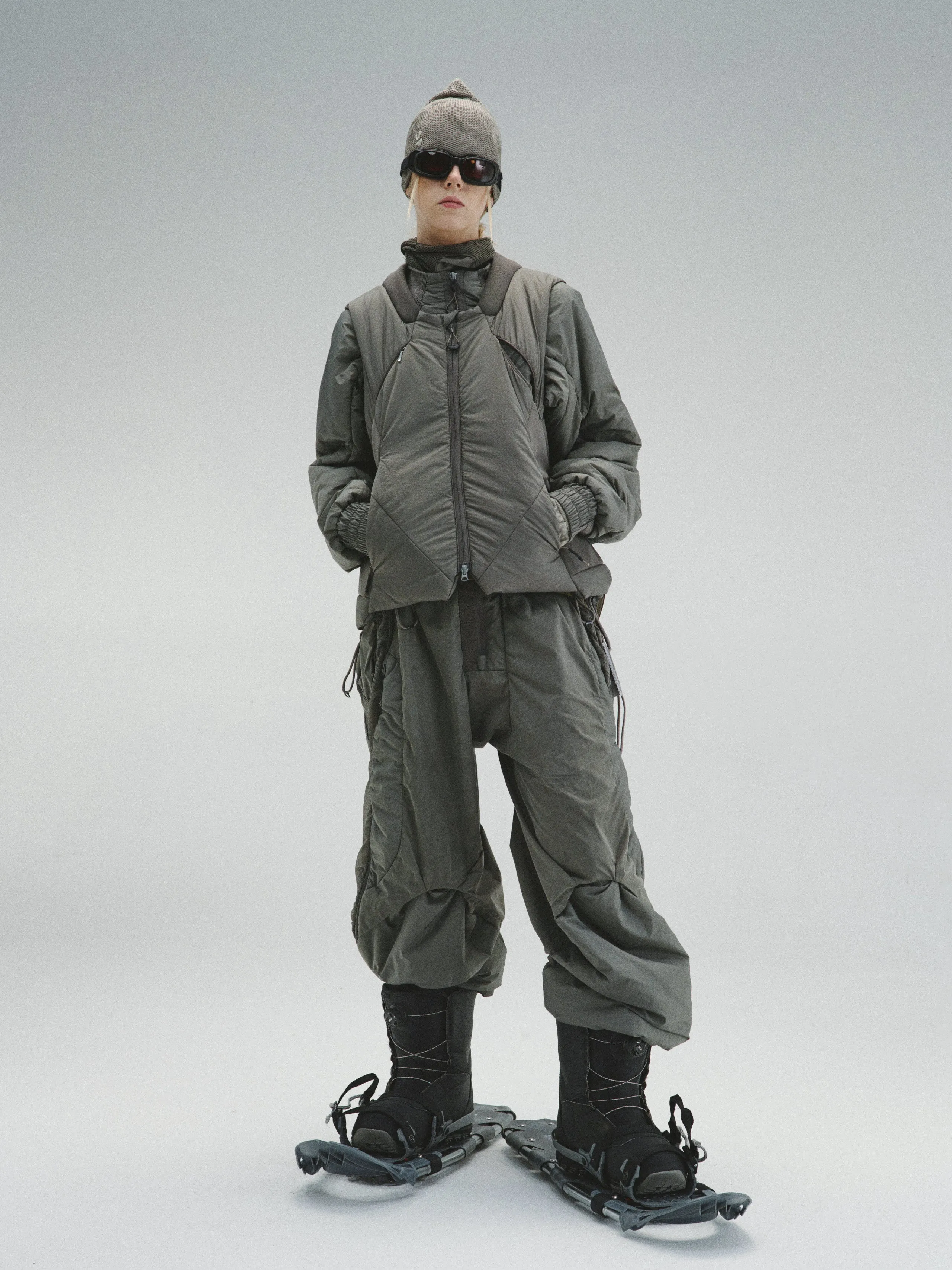 GOB / A5_06 - Dual-Module Bionic Domeback DWR-Coated Padded Jacket [Modular Two-Piece Set]