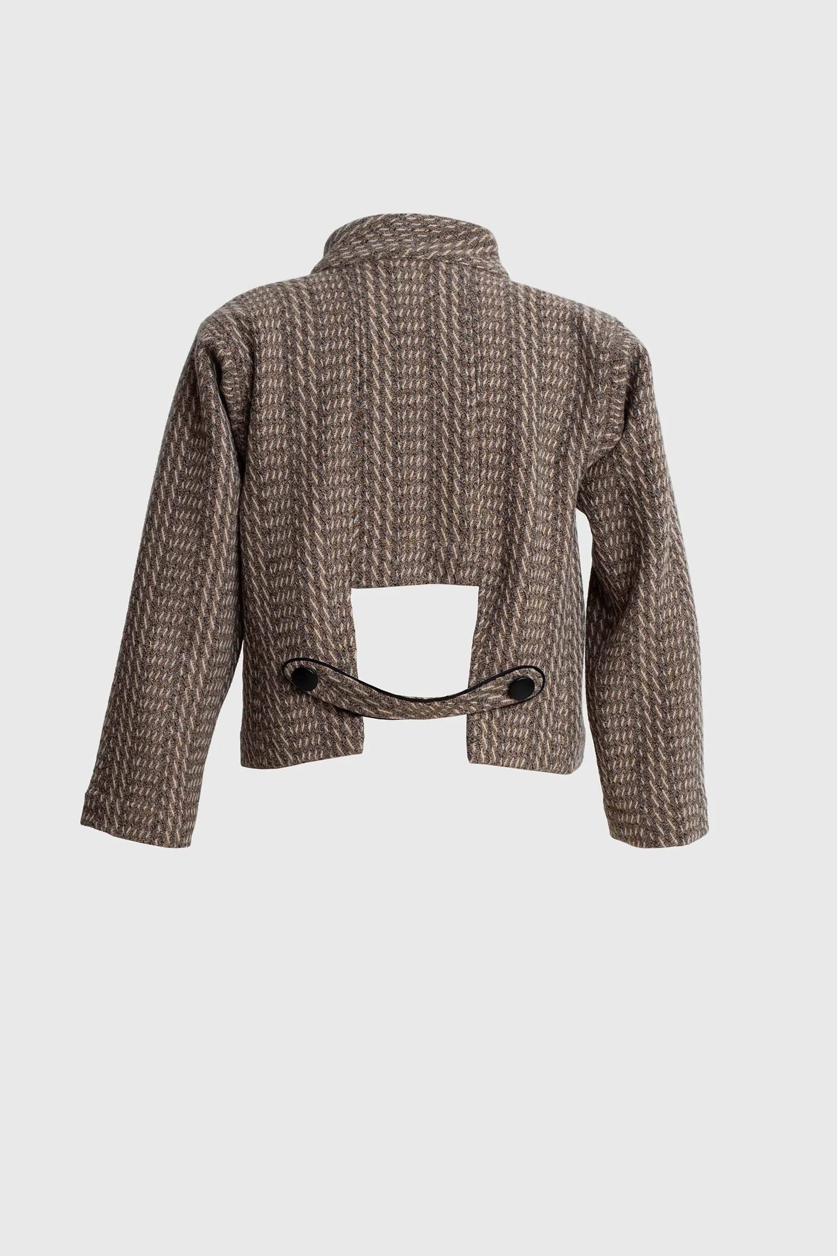 Half Open Back Jacket Men