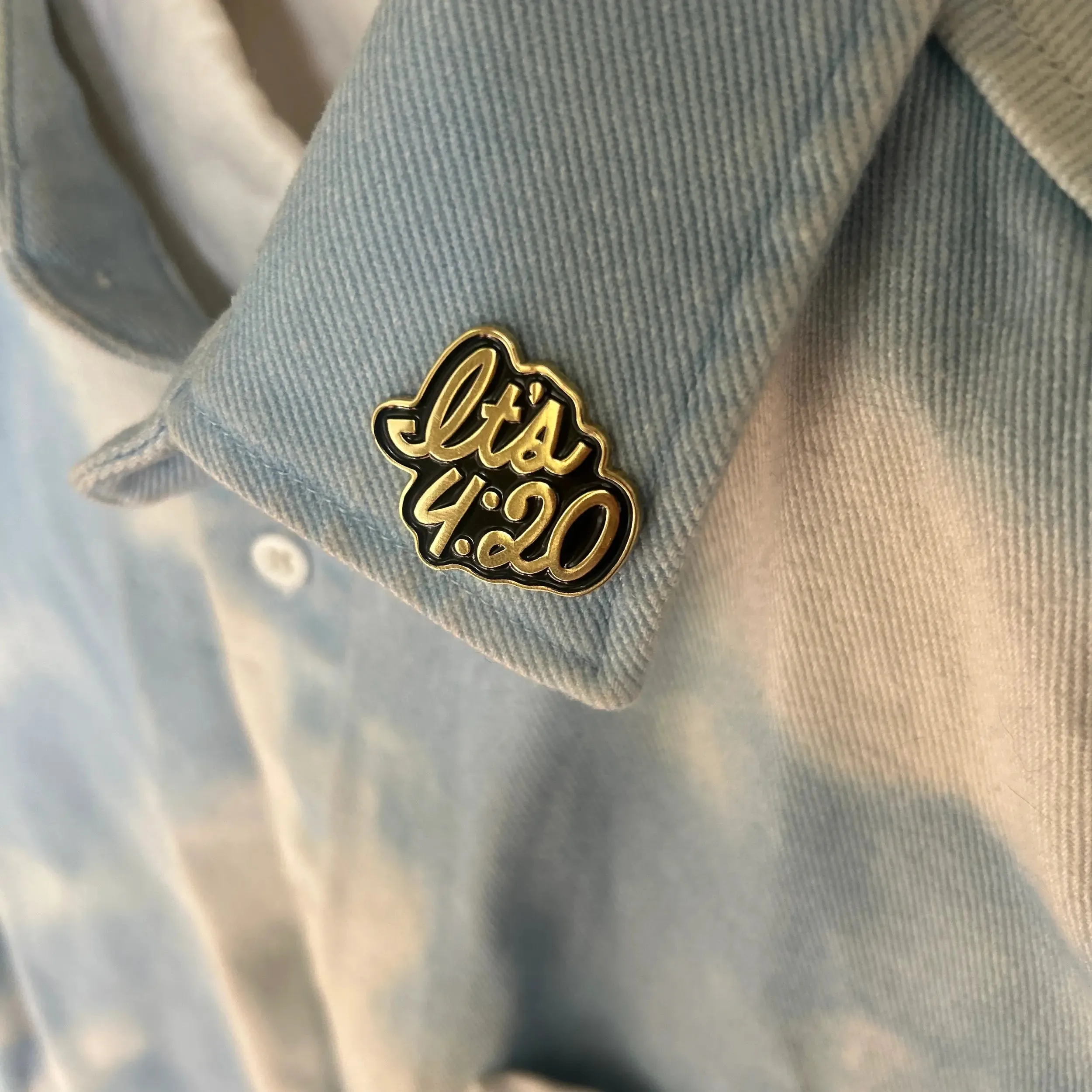 It's 4:20 Enamel Pin