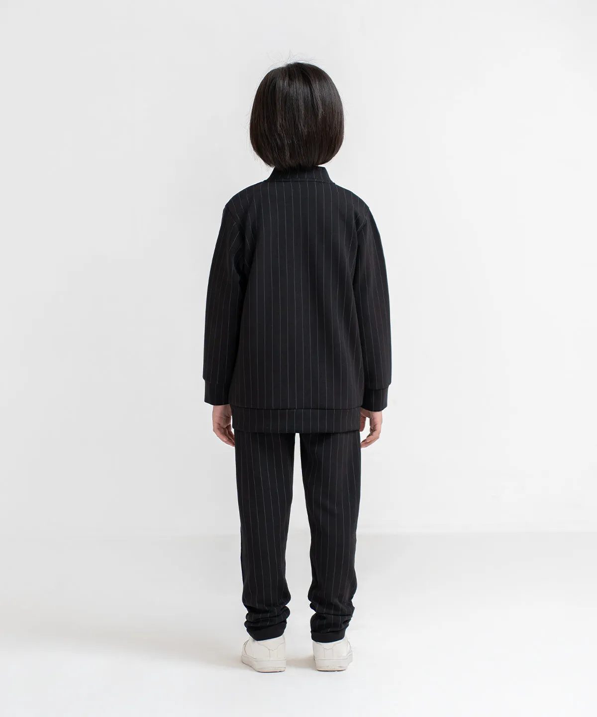 Kids' LuxeStretch Pin Stripe Jacket