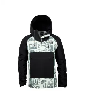 Men's The North Face | Printed Class V Fanorak | Green Mist Distorted Logo