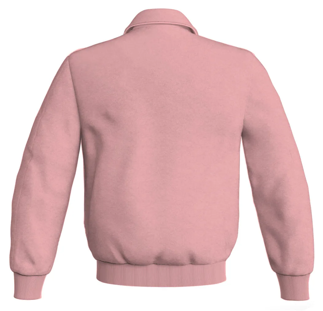 Personalized Varsity Jacket Pink Classic Satin Jacket Mens Letterman Jacket