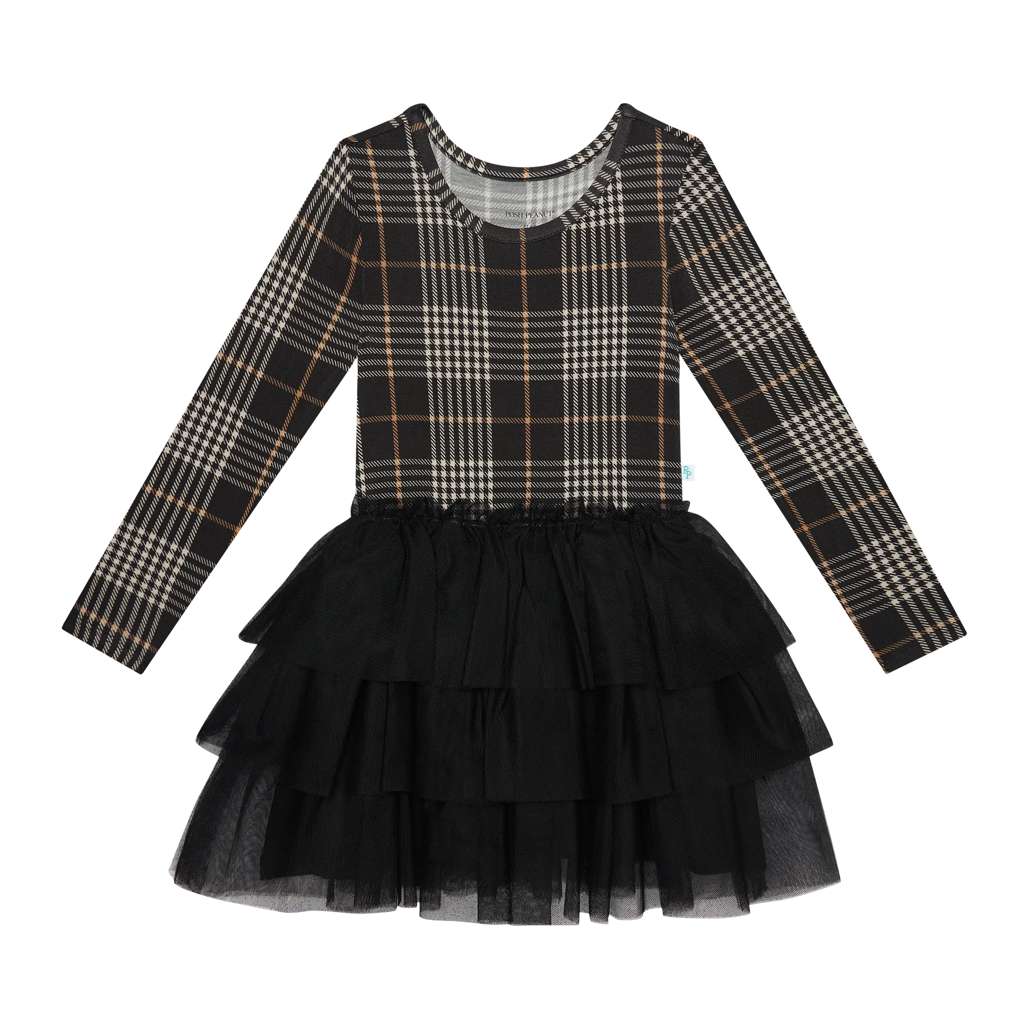 Posh Peanut Sanders Long Sleeve Tulle Dress