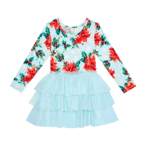Posh Peanut Winter Lily Long Sleeve Tulle Dress