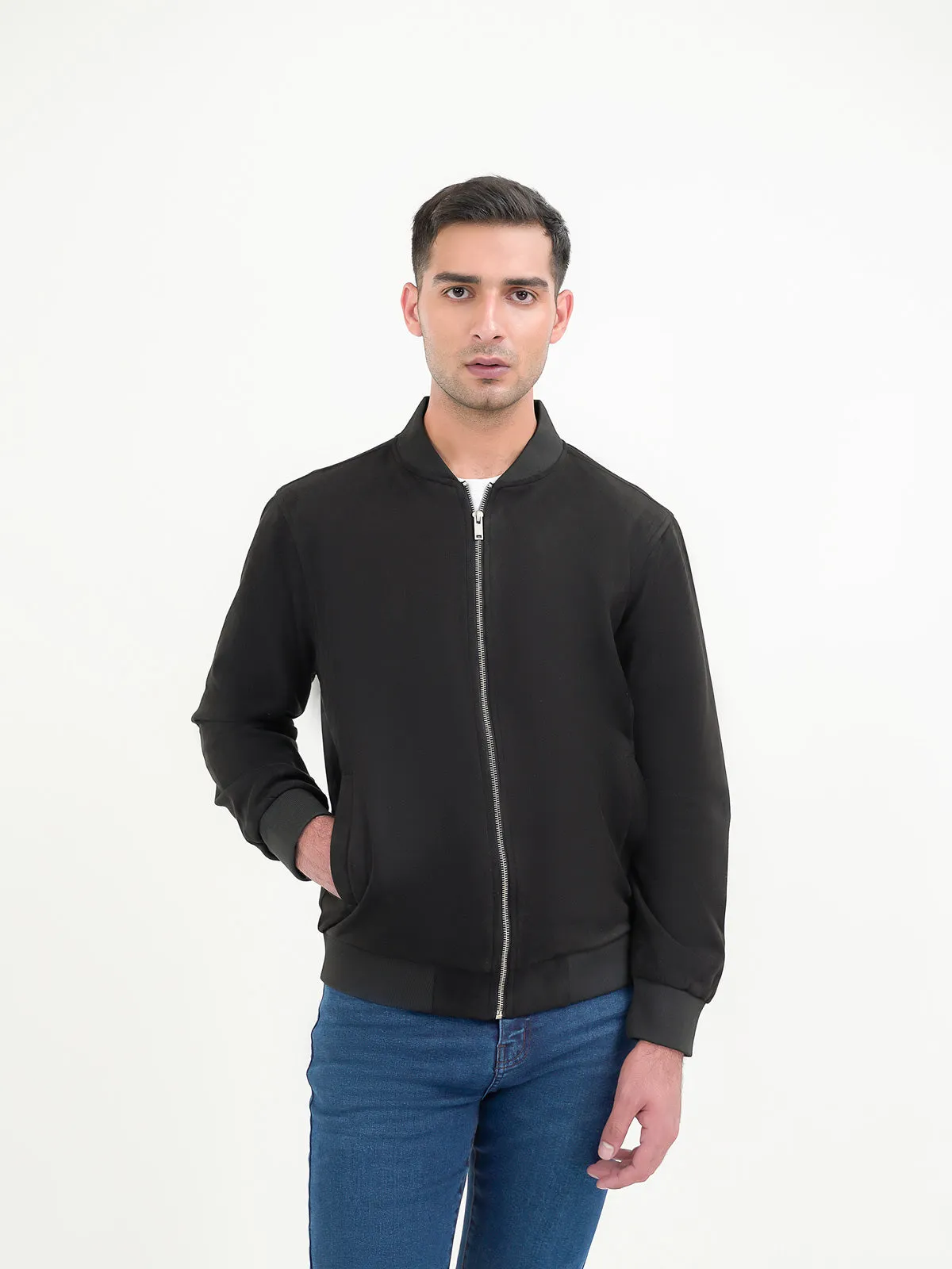 "RASTABAN" Suede Zipper Casual Jacket