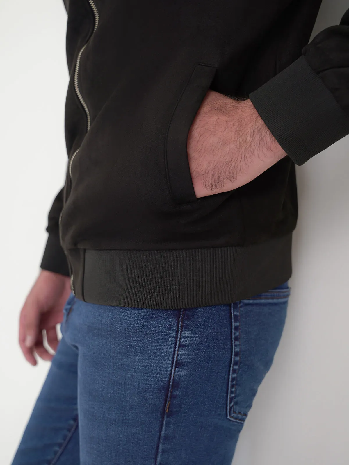 "RASTABAN" Suede Zipper Casual Jacket