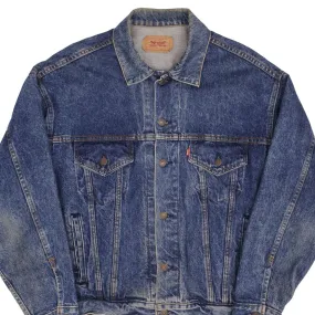 VINTAGE LEVIS TYPE 3 DENIM JACKET 4 POCKETS 1980S SIZE LARGE MADE IN USA