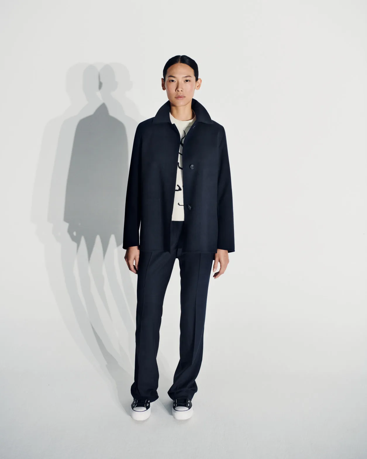 Wool Double Face Shirt Jacket
